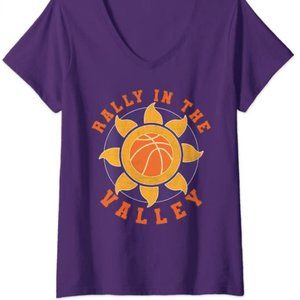 New Rally in the Valley Phoenix Suns V-Neck T-Shirt